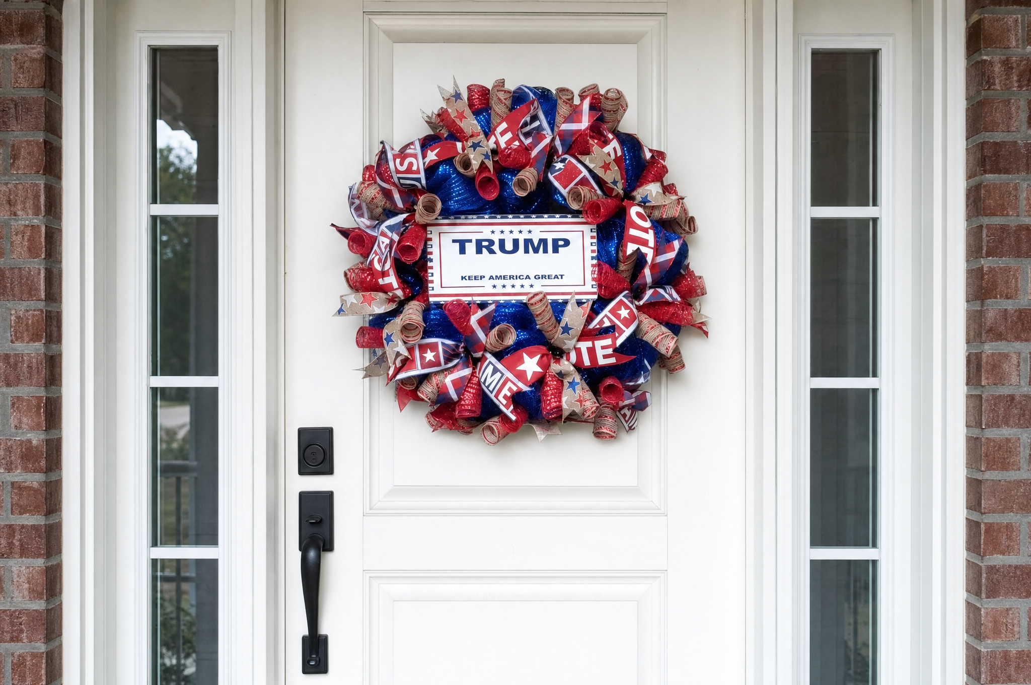 Handmade trump wreaths